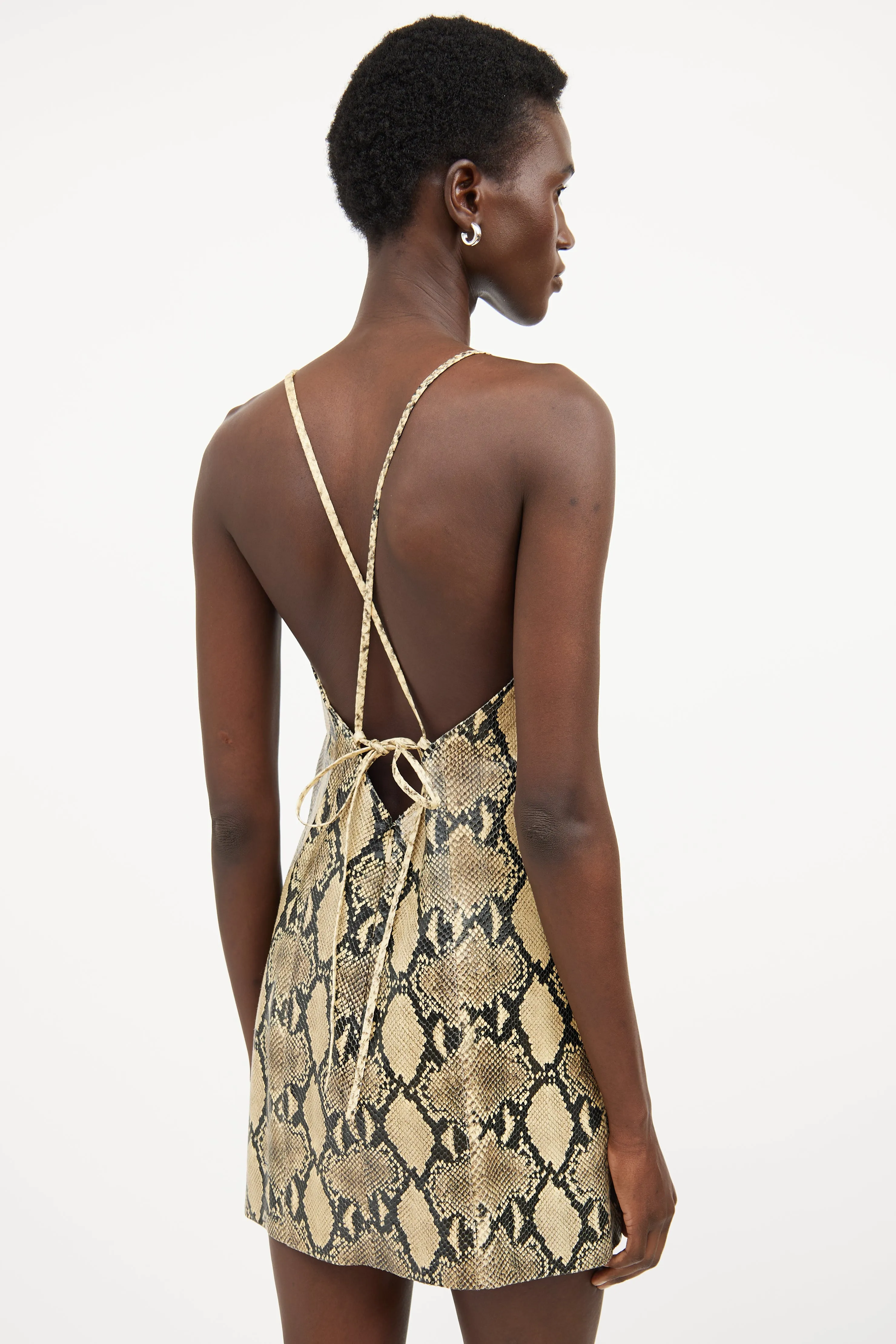 2019 Leather Mini Dress