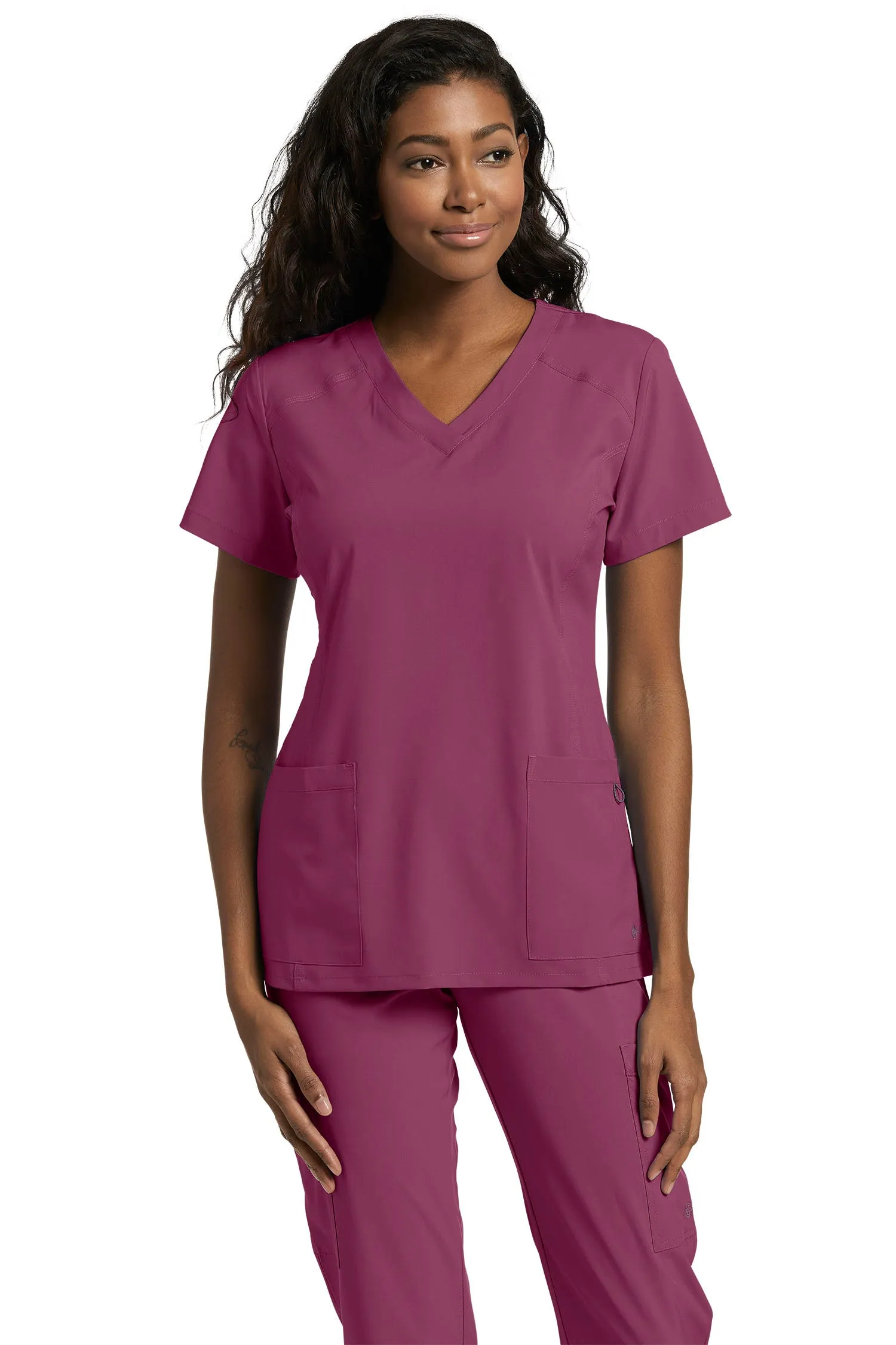 785 - Fit V-Neck Top