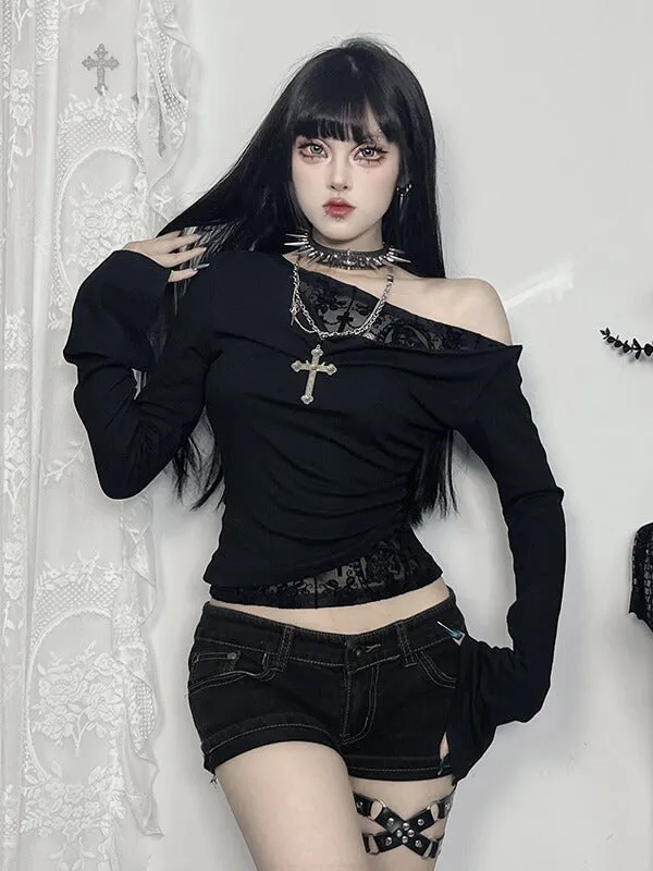 Alternative Flocking Patchwork Top