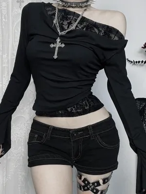 Alternative Flocking Patchwork Top