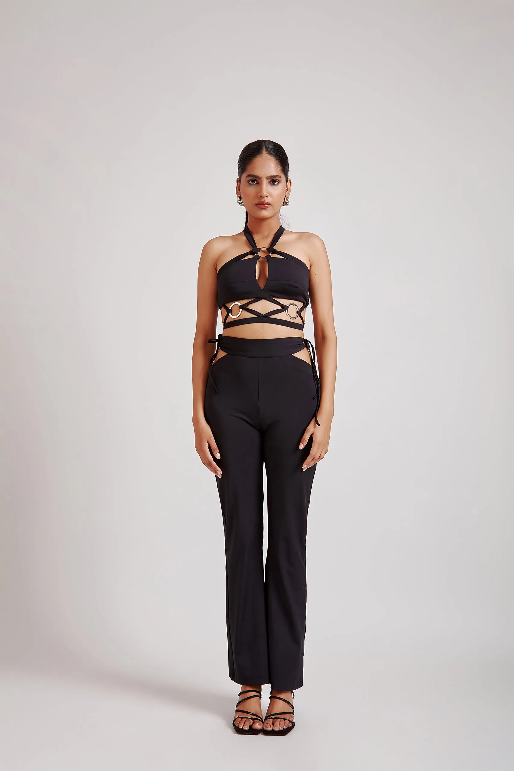 Black O-Ring Cut-Out Top
