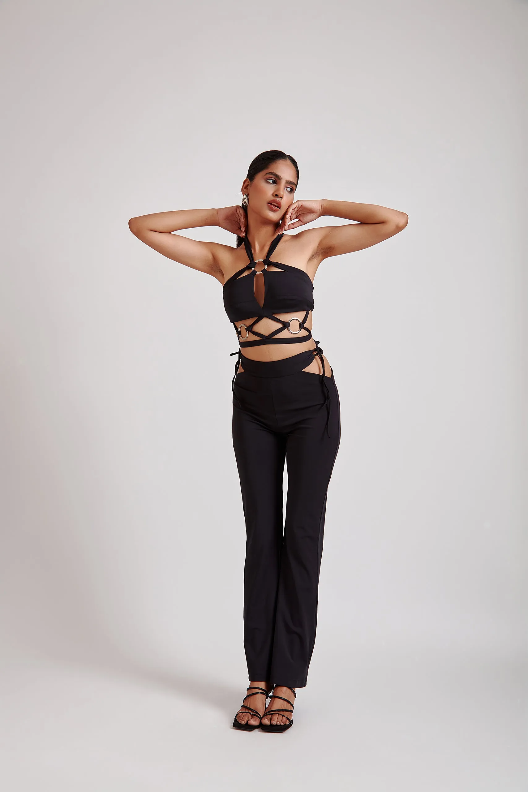 Black O-Ring Cut-Out Top
