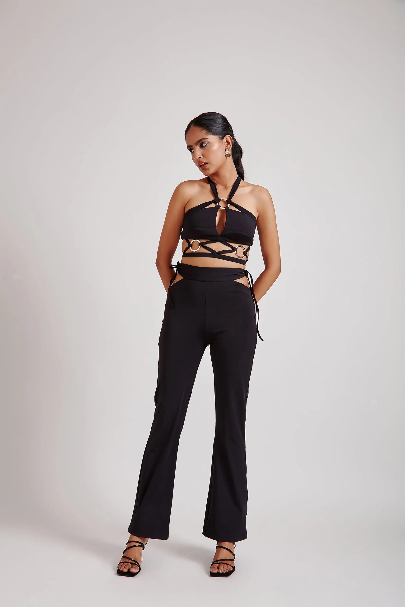 Black O-Ring Cut-Out Top