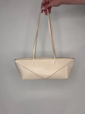 Loewe Crop Fold Bag Cream
