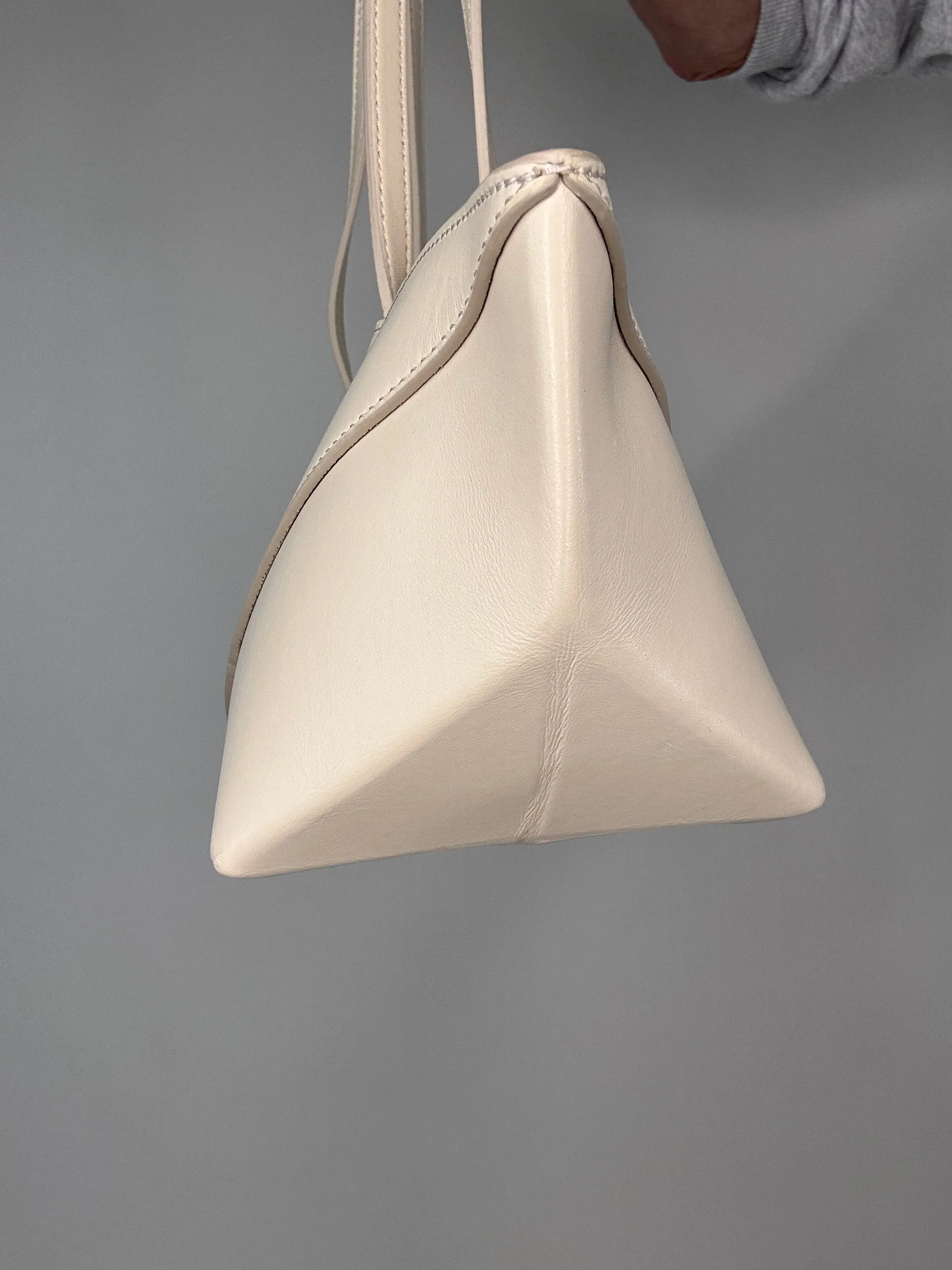 Loewe Crop Fold Bag Cream