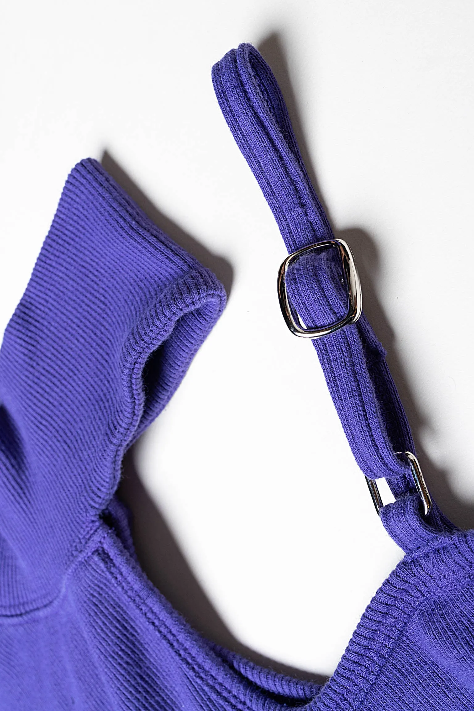 One shoulder rib top