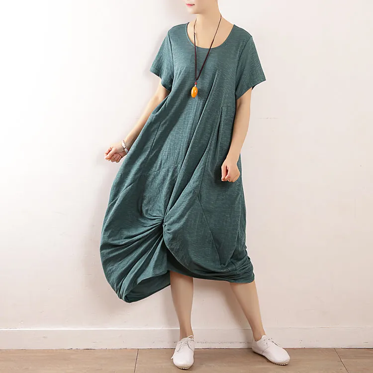 Pleated casual summer Women Dresses long women dresses AMT962316