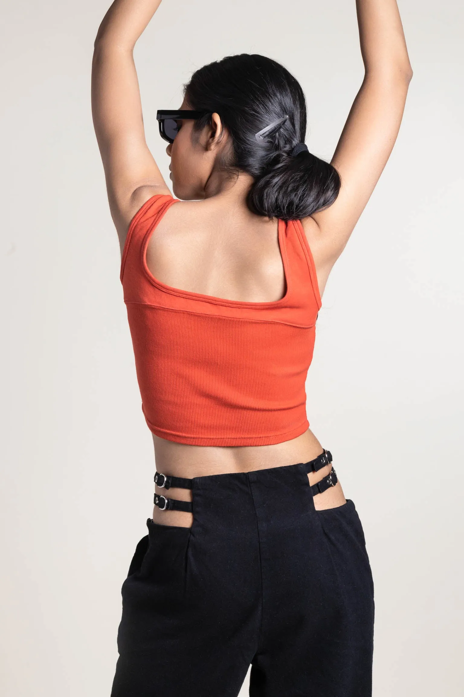 Ribbed crop top