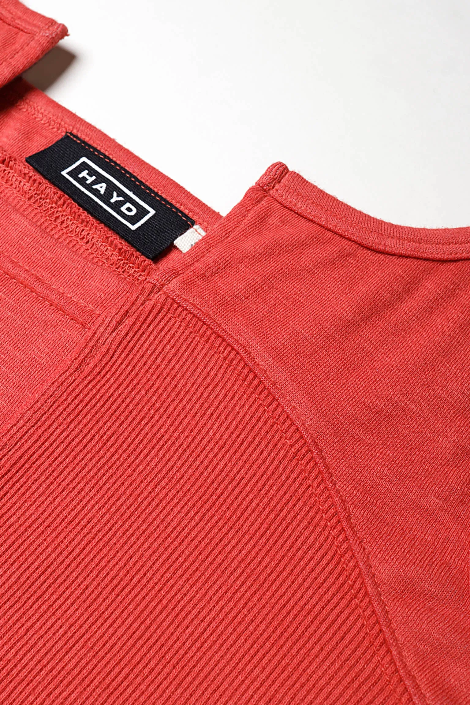 Ribbed crop top