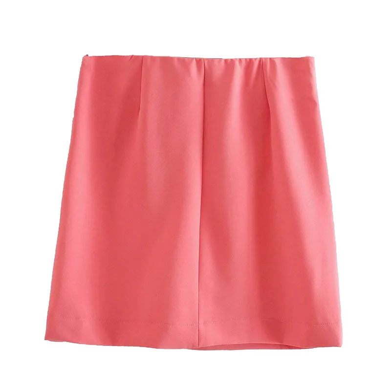 RUFFLED MINI SKIRT