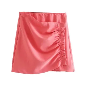 RUFFLED MINI SKIRT