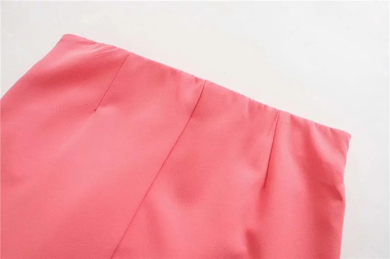 RUFFLED MINI SKIRT