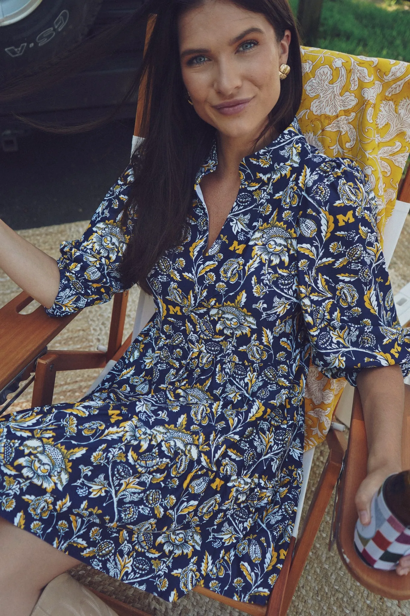 Tailgate Collection Tory Dress - Michigan Floral
