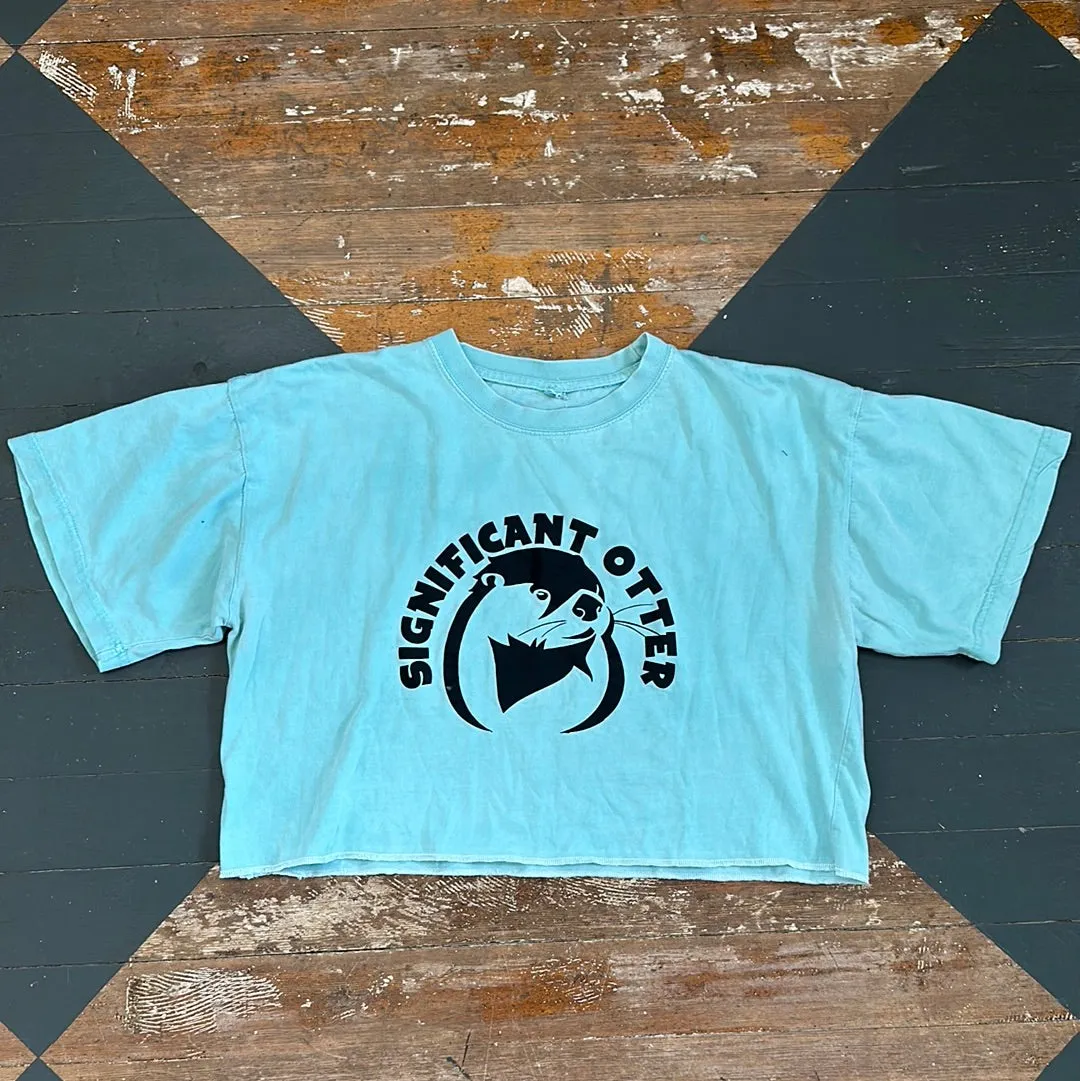 UPCYCLED TEE CROP - L/XL