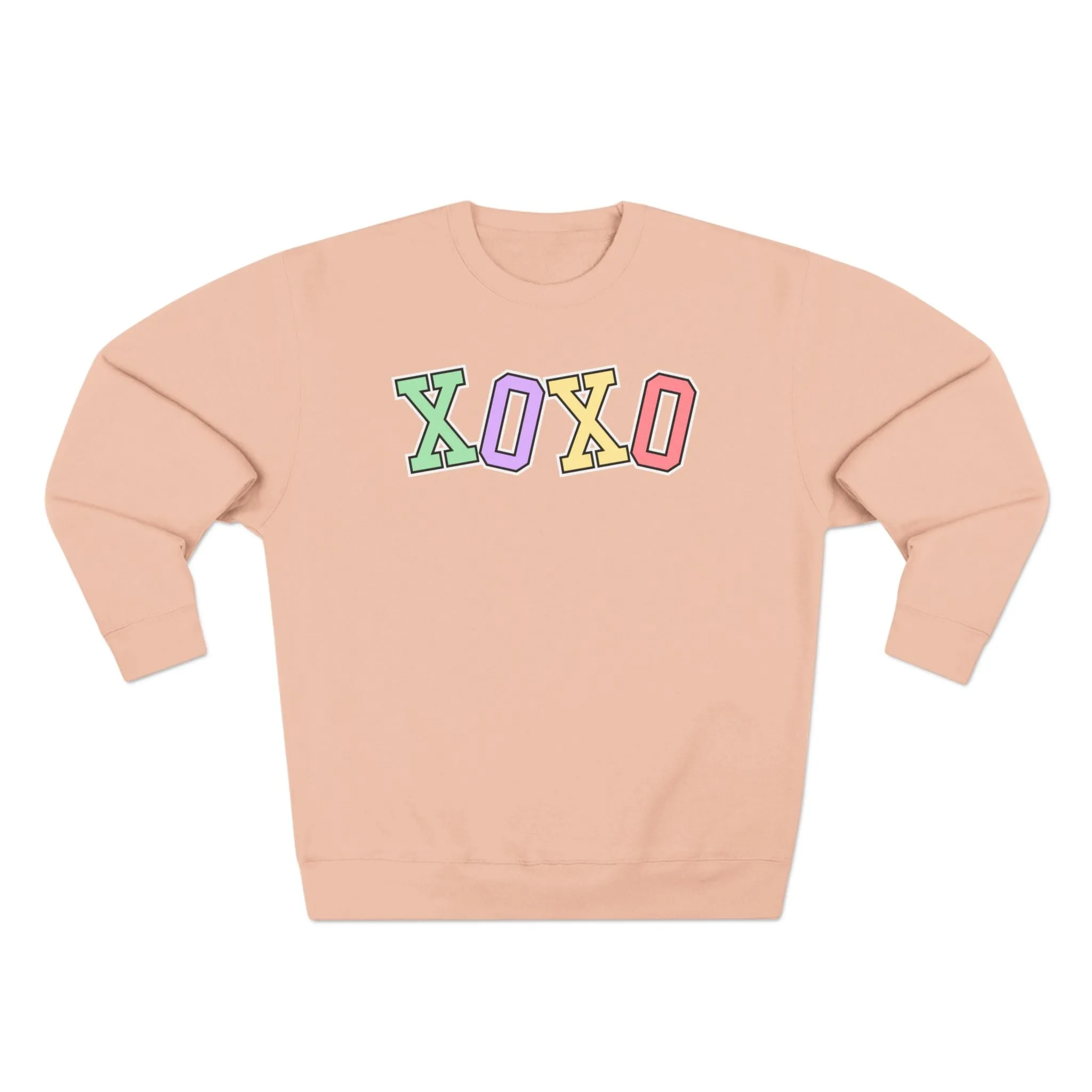 Women's Valentine's Day Graphic Sweatshirt – 'XOXO' Cute and Cozy Pullover – Romantic Holiday Outfit, Perfect Gift for Her